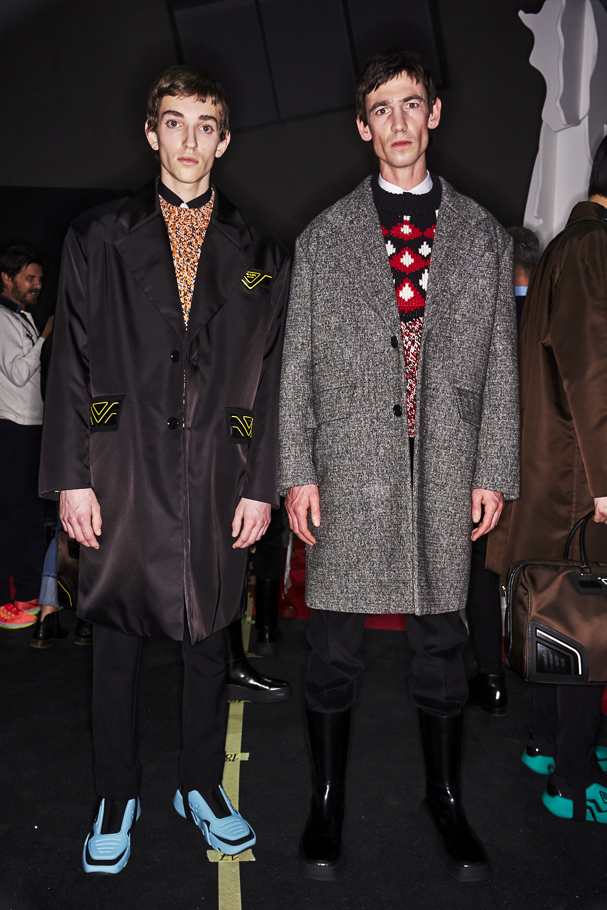 Prada AW2021 Men Fashion Show Milan Backstage