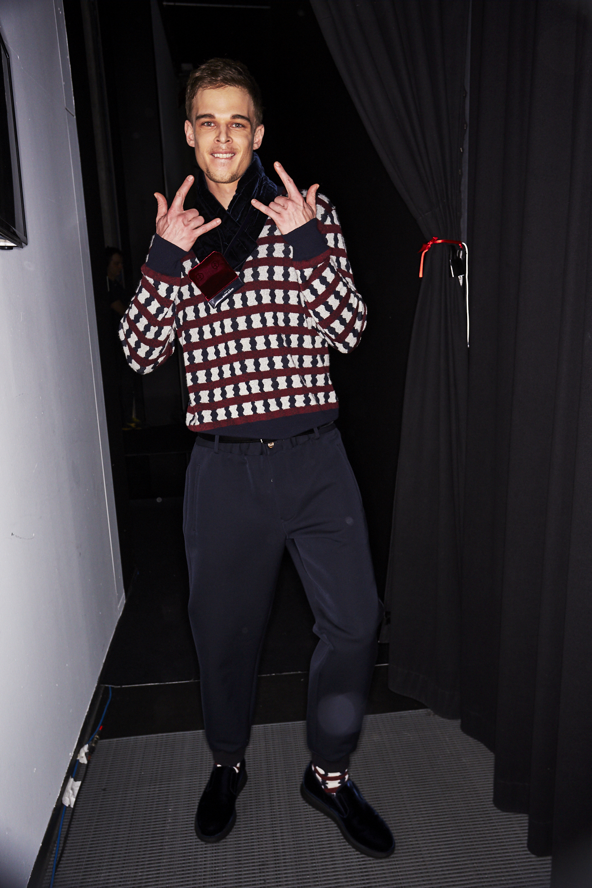 Giorgio Armani AW2021 Men Fashion Show Milan Backstage