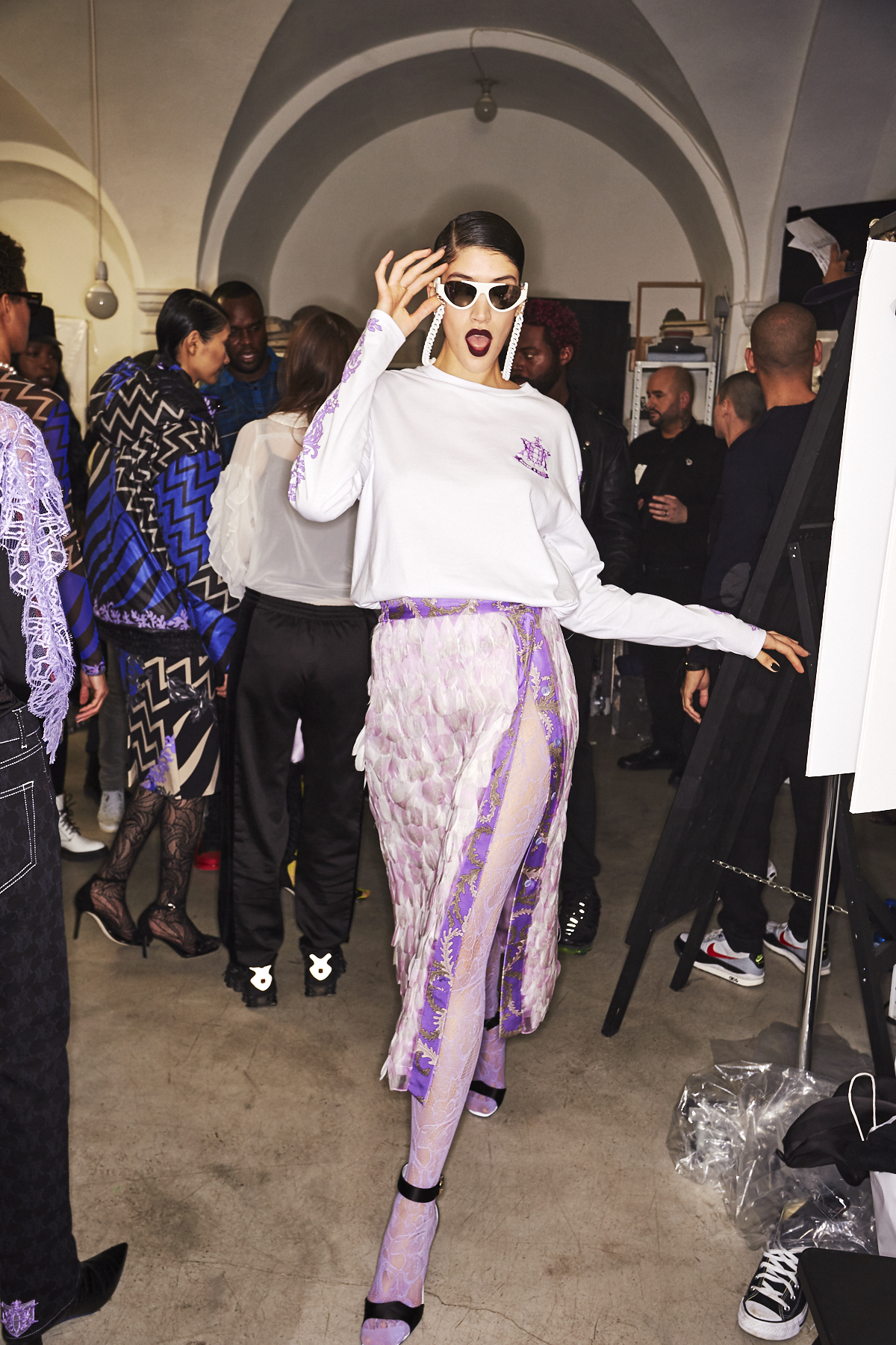 Emilio Pucci AW2021 Fashion Show Milan Backstage