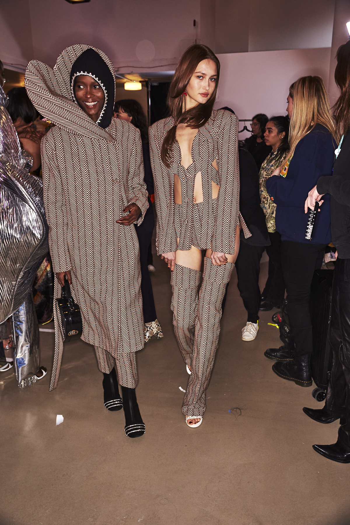 Area AW2021 Fashion Show New York Backstage