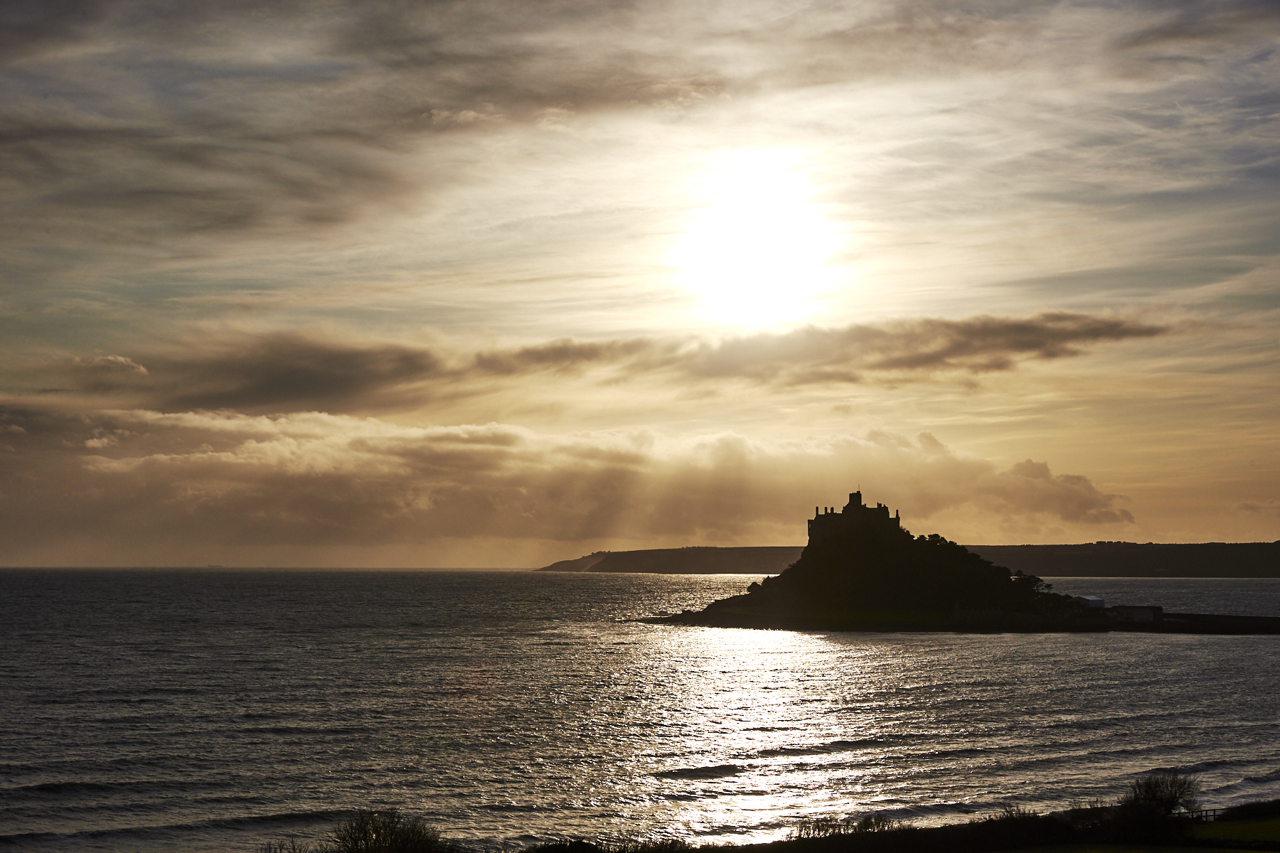 Praa Sands and St. Michael’s Mount, Cornwall