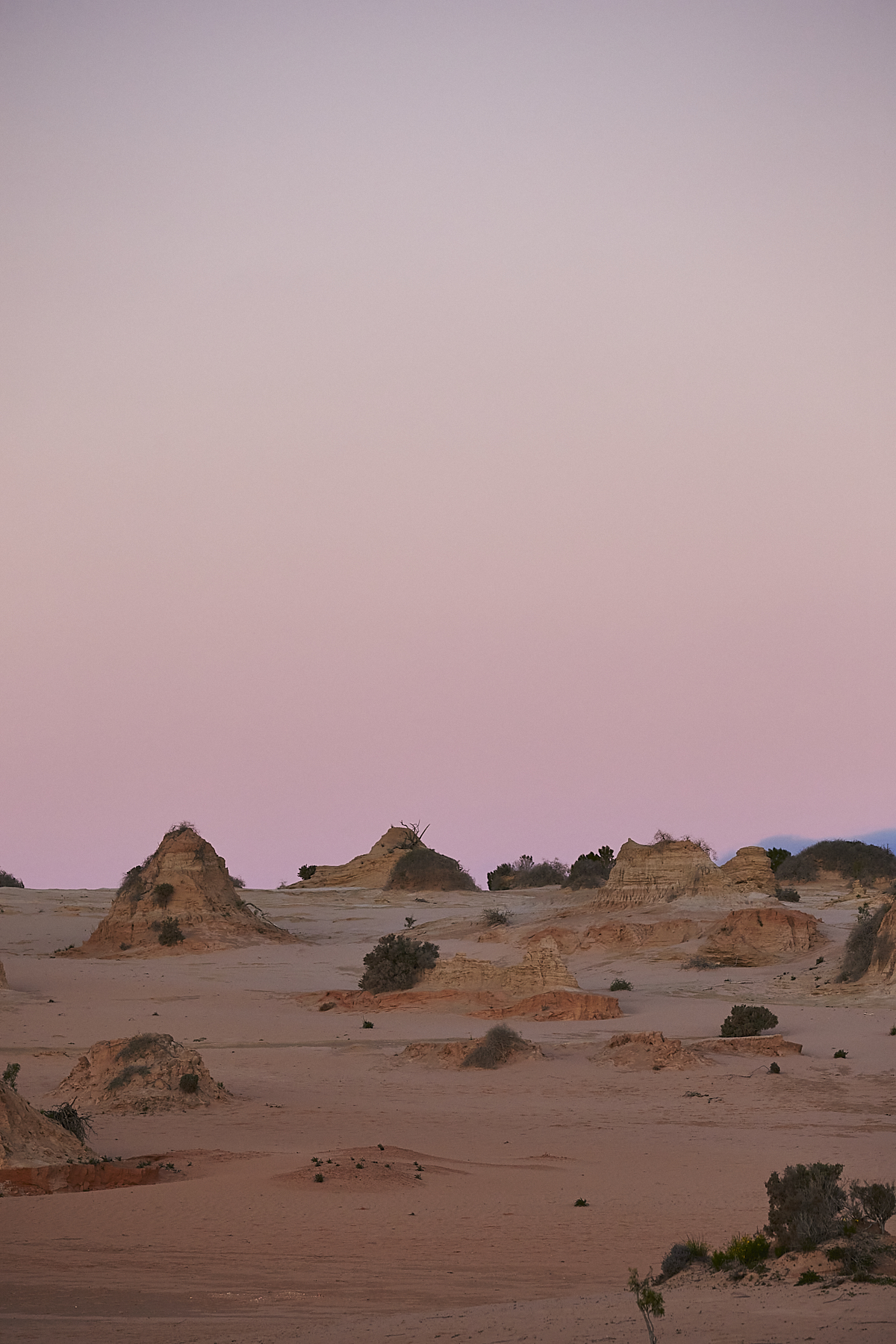 Sunset on Lake Mungo, NSW, Australia