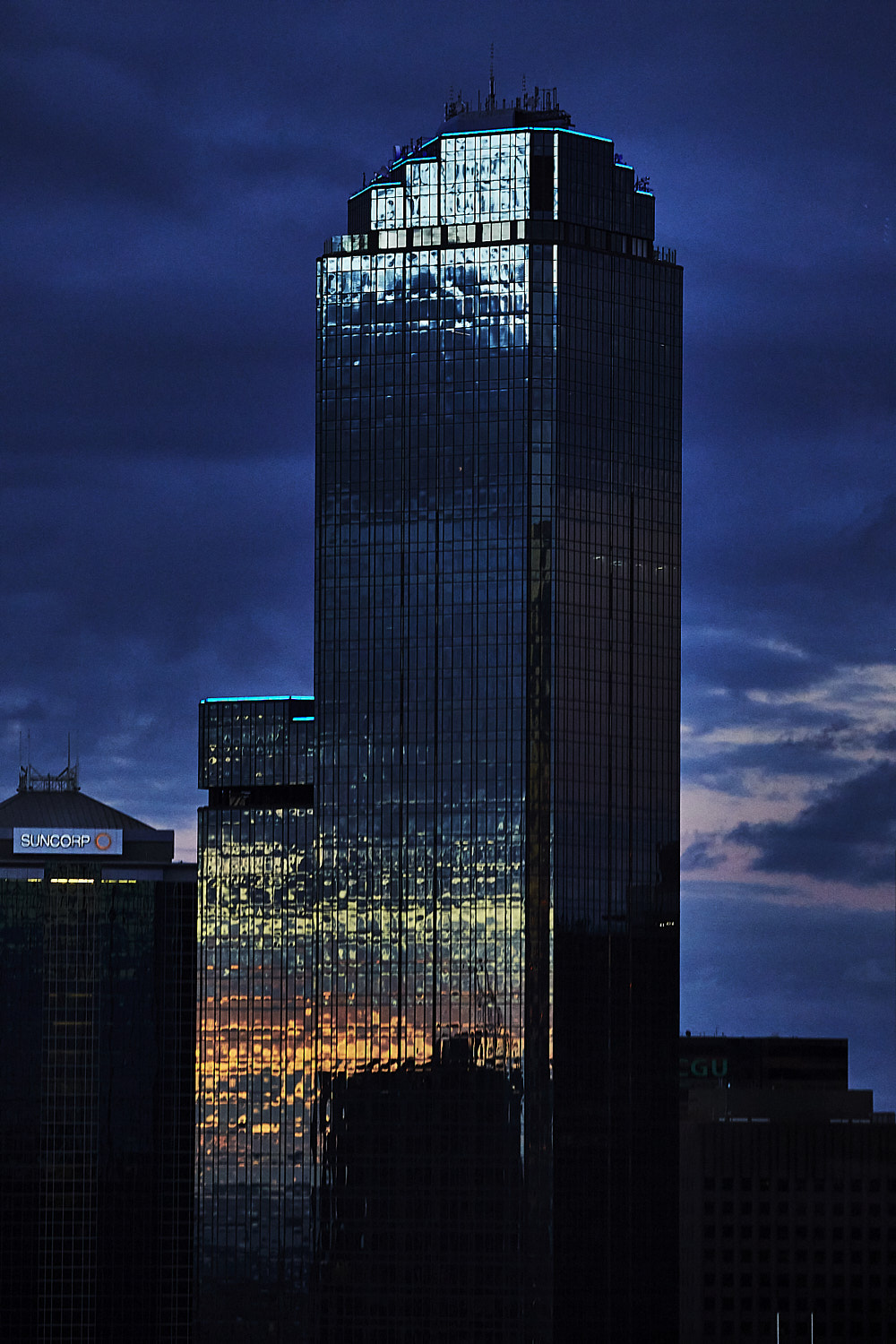 Melbourne Sunset Reflections