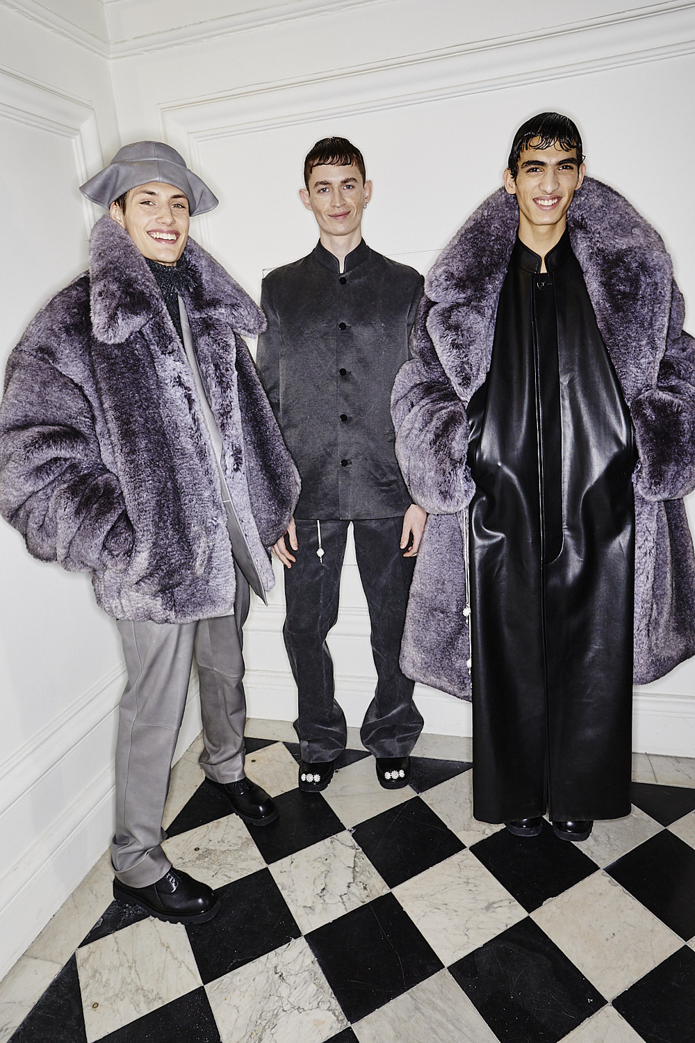 Sean Suen AW2324 Men Fashion Show Paris Backstage