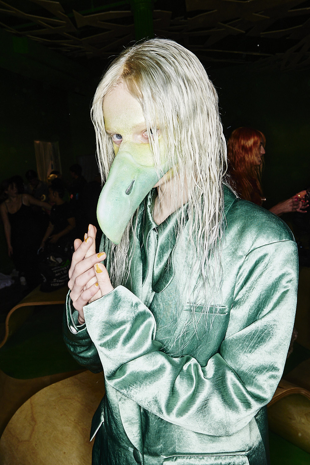 Collina Strada AW2324 Fashion Show New York Backstage