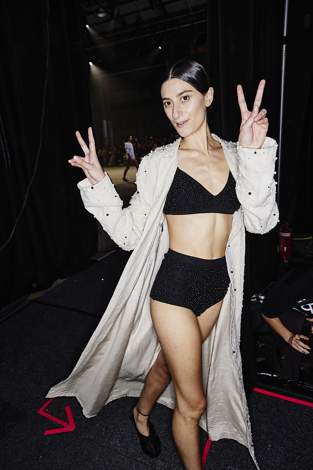 Albus Lumen Resort 23 Fashion Show Sydney Backstage