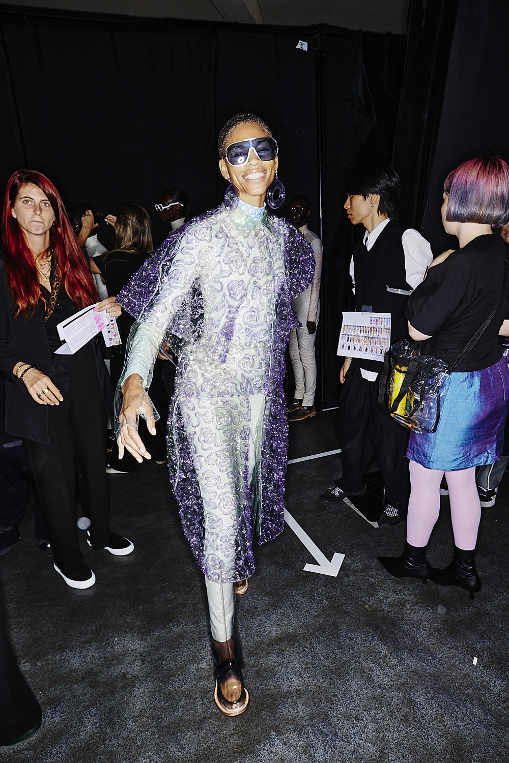 Anrealage SS24 Fashion Show Paris Backstage