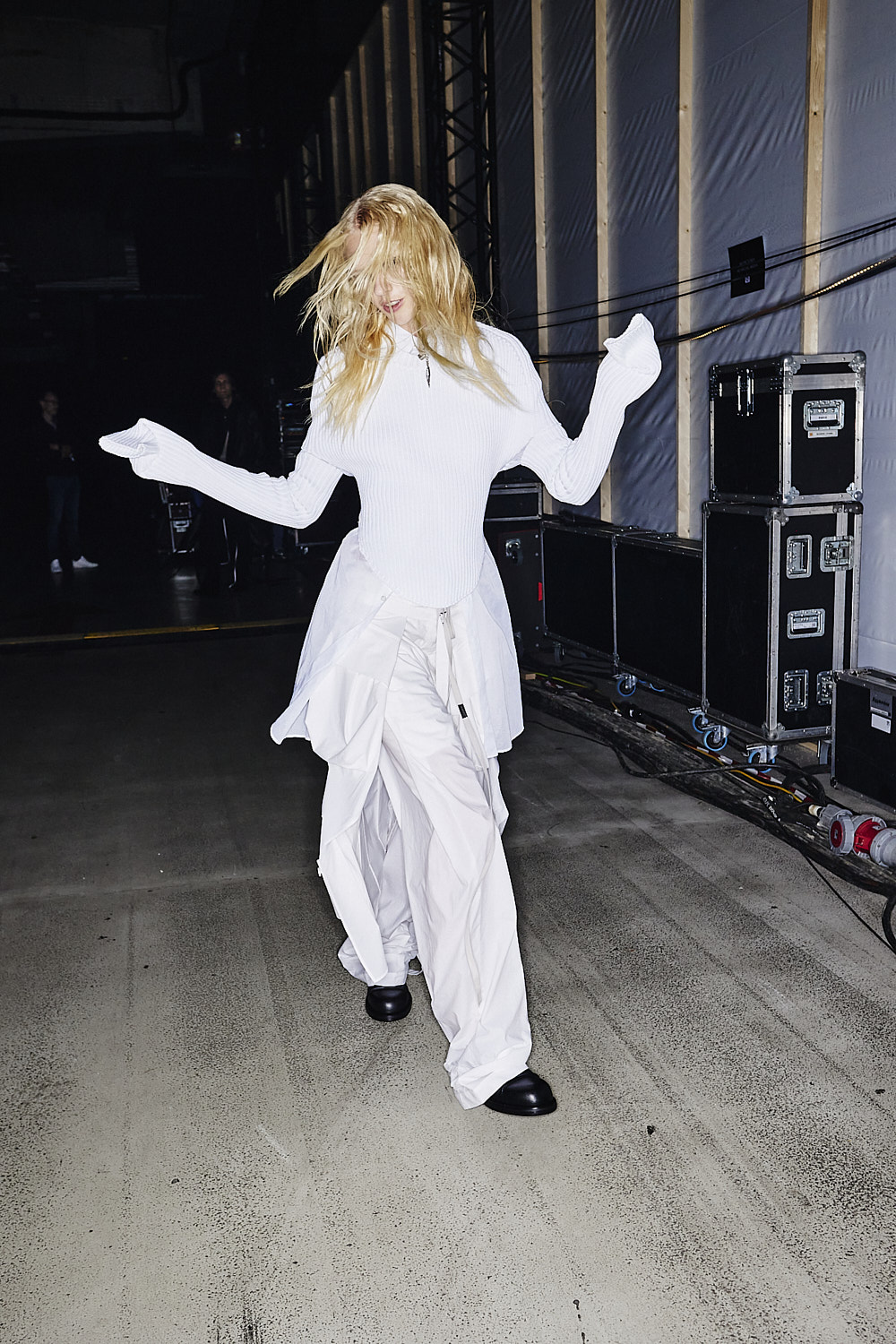 Ann Demeulemeester SS24 Fashion Show Paris Backstage