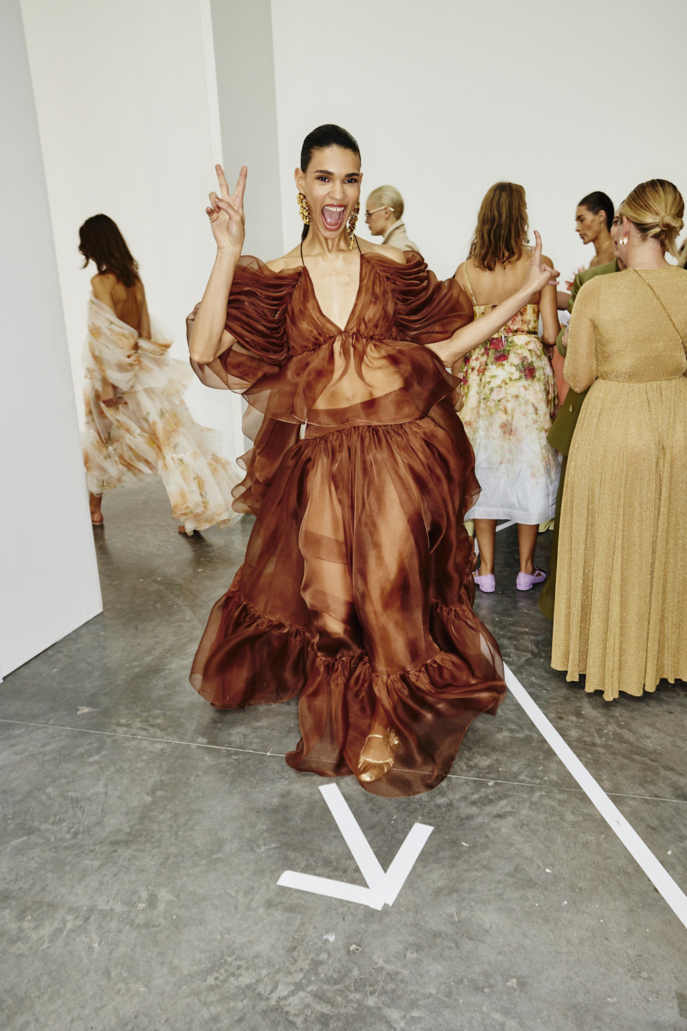 Zimmermann SS24 Fashion Show Paris Backstage