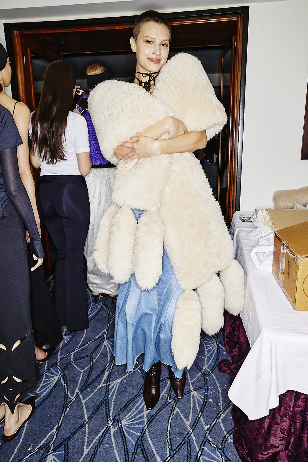 Conner Ives AW2425 Fashion Show London Backstage