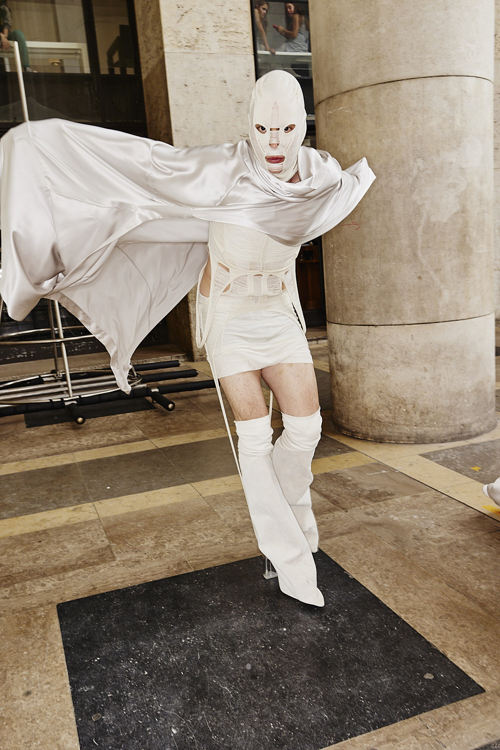 Rick Owens SS25 Fashion Show Paris Backstage