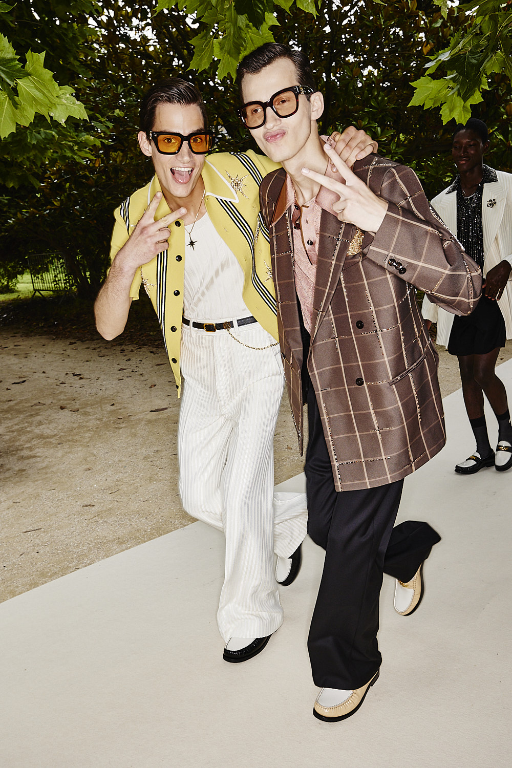 Amiri SS25 Men Fashion Show Paris Backstage