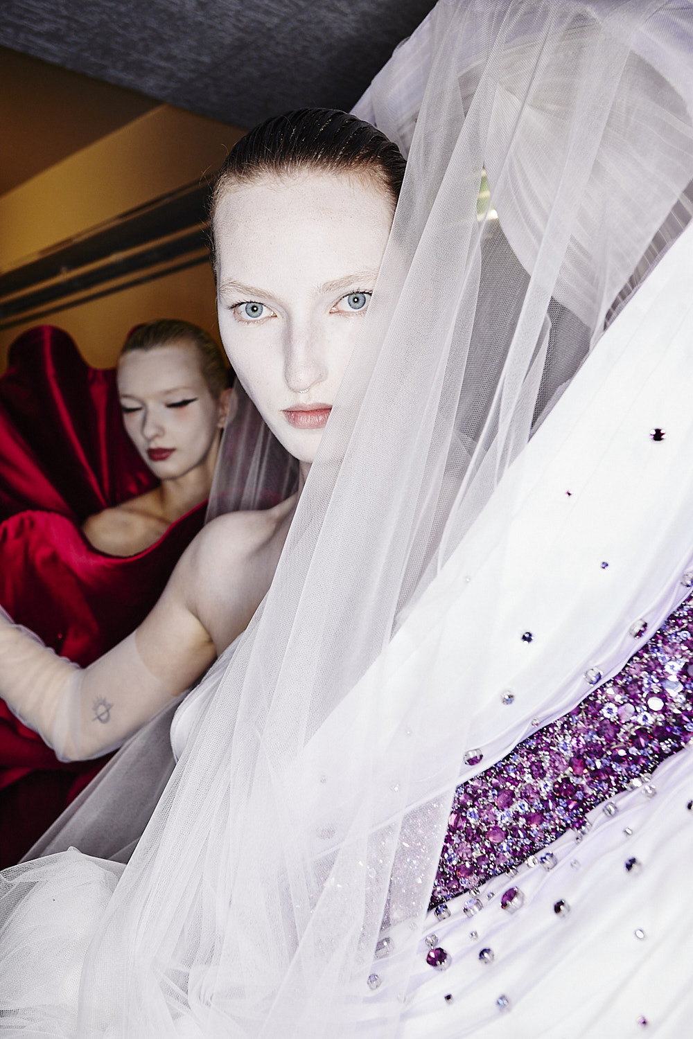 Cheney Chan AW 24 Haute Couture Fashion Show Paris Backstage