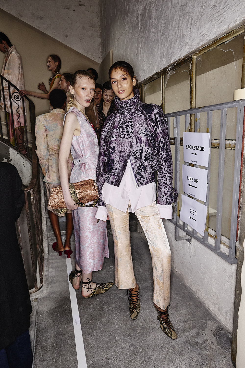 Dries Van Noten SS25 Fashion Show Paris Backstage